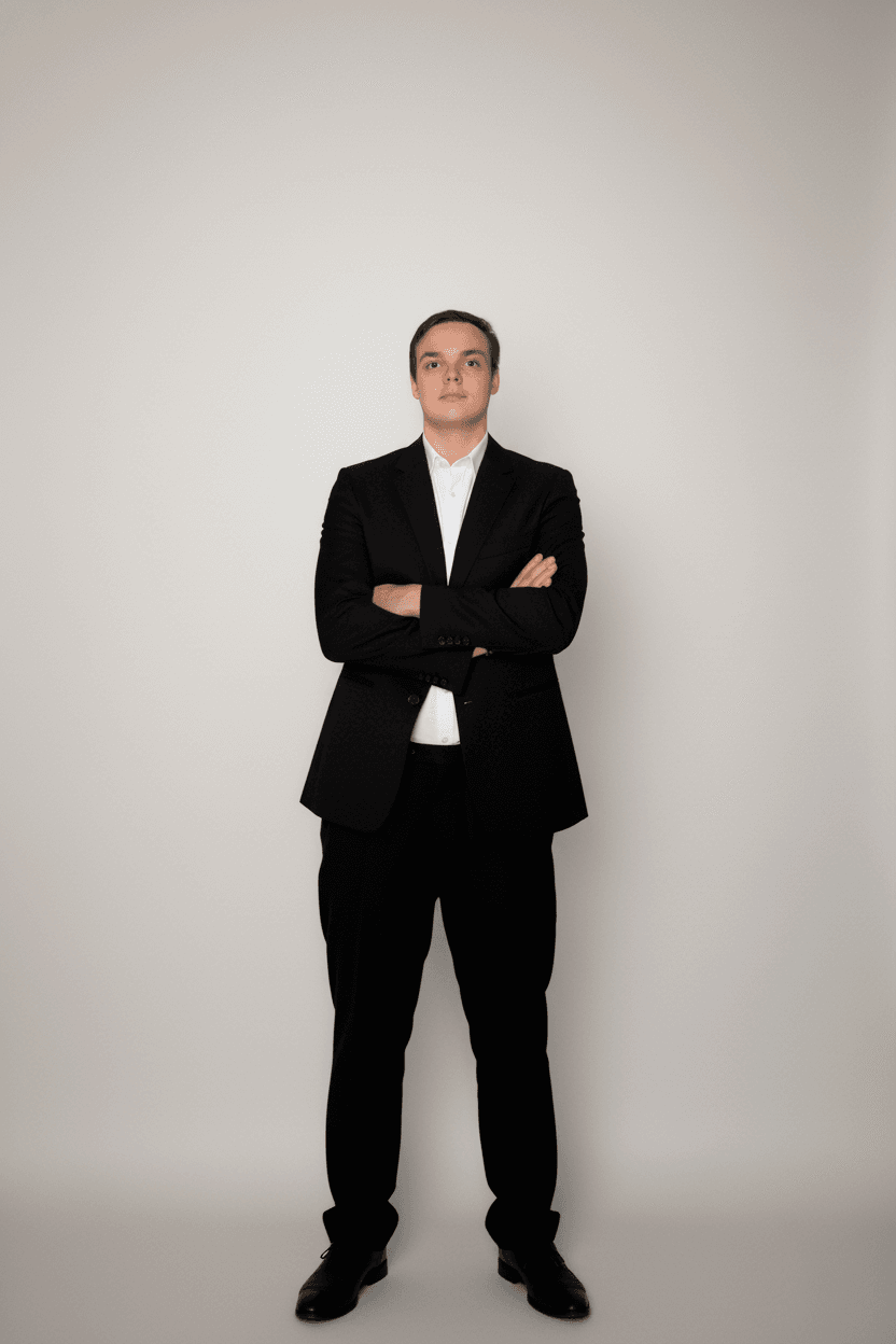 Studio portrait of Iaroslav Argunov